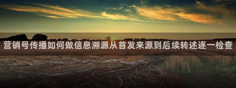 黑料网吃瓜网：营销号传播如何做信息溯源从首发来源到后续转述逐一检查