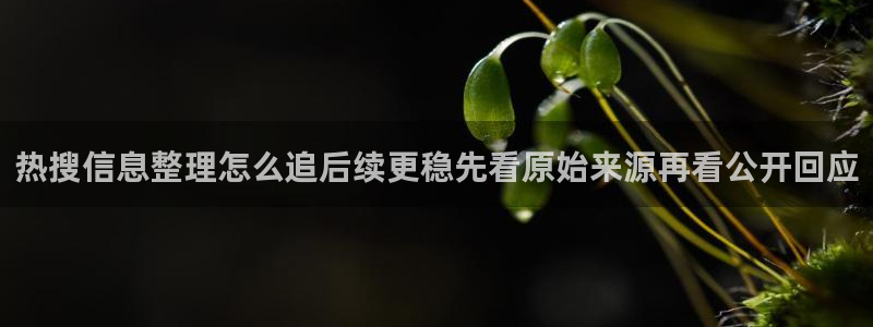 吃瓜黑料：热搜信息整理怎么追后续更稳先看原始来源再看公开回应