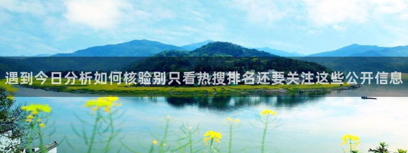 黑料网爆吃瓜：遇到今日分析如何核验别只看热搜排名还要关注这些公开信息